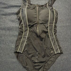 “Aquabelle” Women's Black One-Piece Swimsuit size 20W